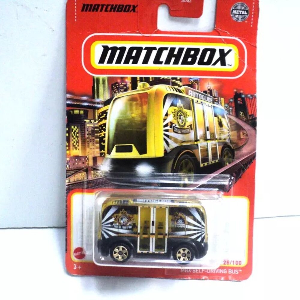Matchbox MBX Self-Driving Bus 28/100 New in Sealed Package GVX38-4B10